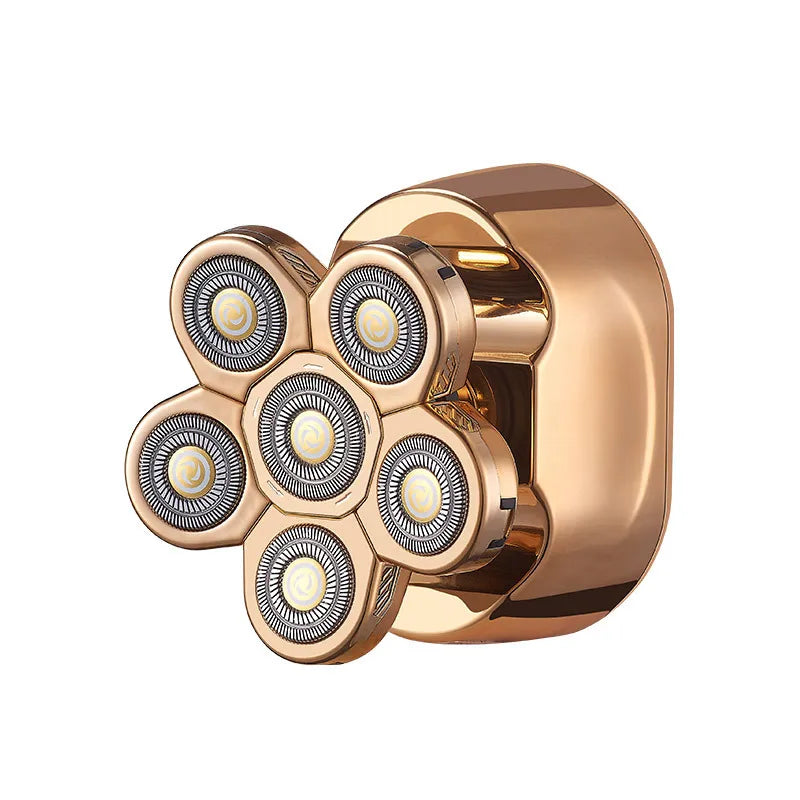 GroomSkull® Precision Pro - Shaving Perfection, 6 Unparalleled Blades.