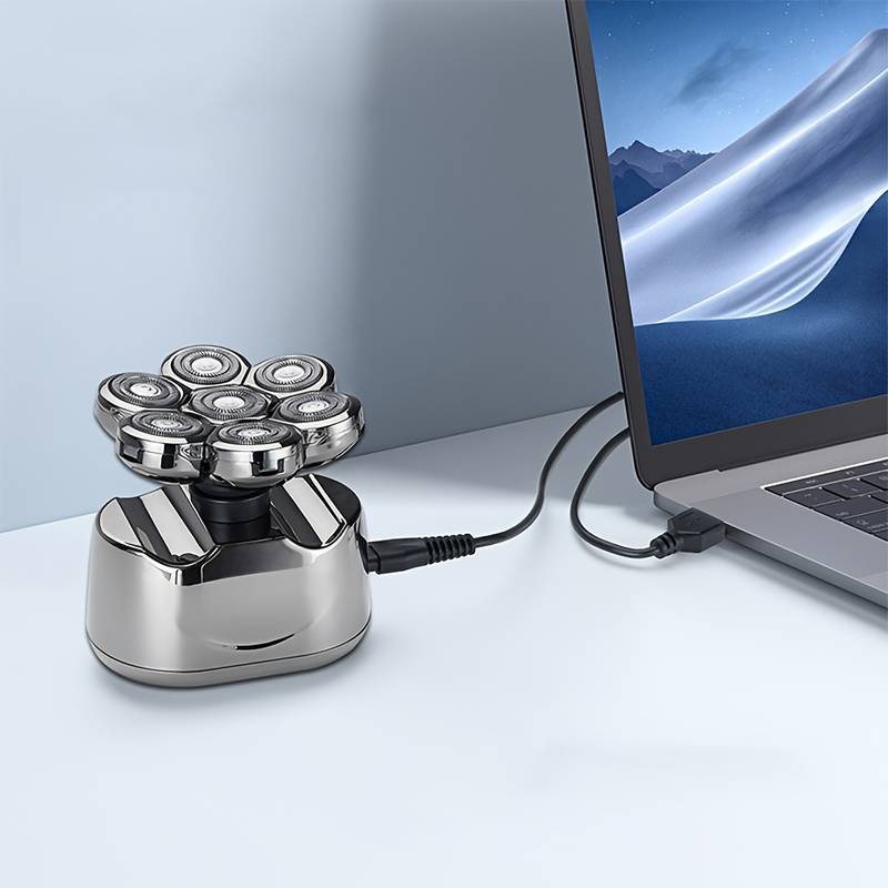 GroomSkull® Precision Pro - Shaving Perfection, 6 Unparalleled Blades.