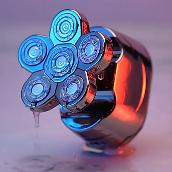 GroomSkull® Precision Pro - Shaving Perfection, 6 Unparalleled Blades.