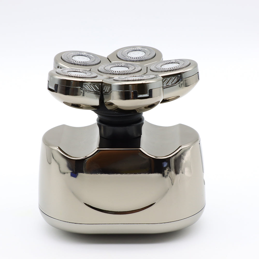 GroomSkull® Precision Pro - Shaving Perfection, 6 Unparalleled Blades.