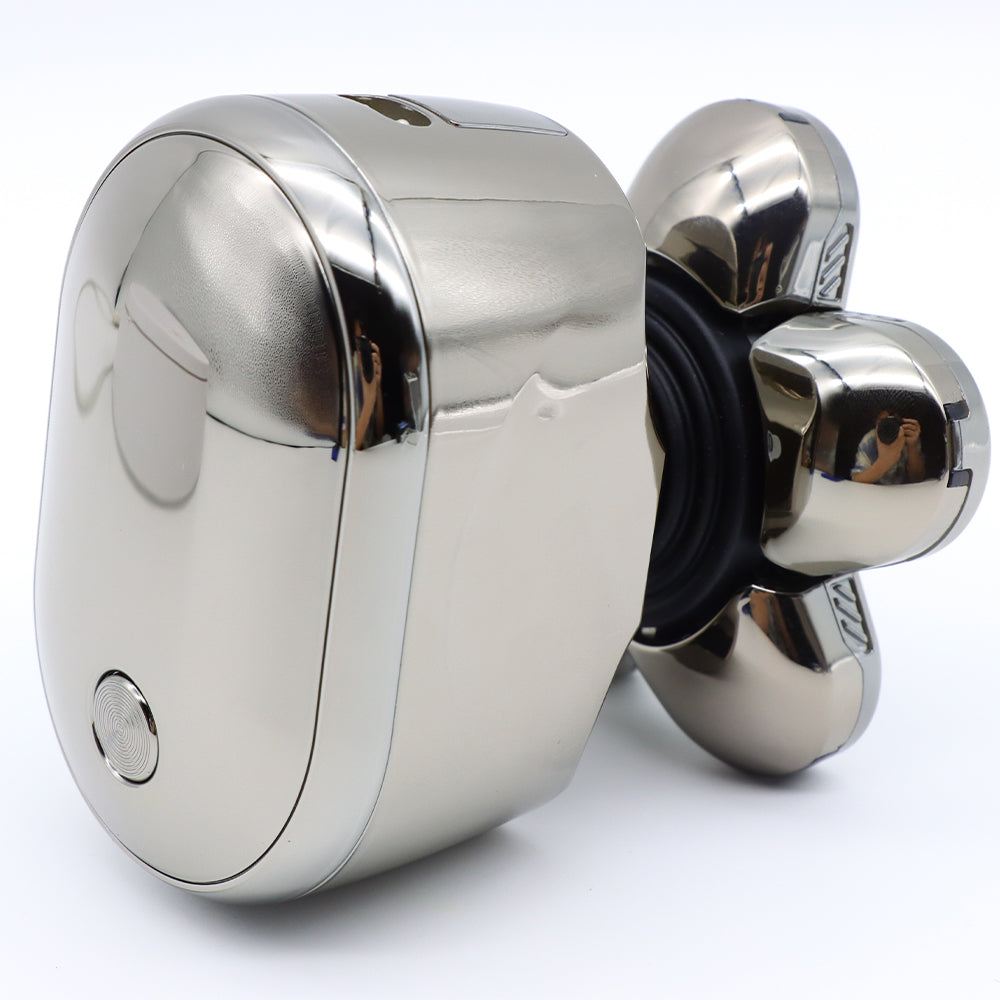 GroomSkull® Precision Pro - Shaving Perfection, 6 Unparalleled Blades.