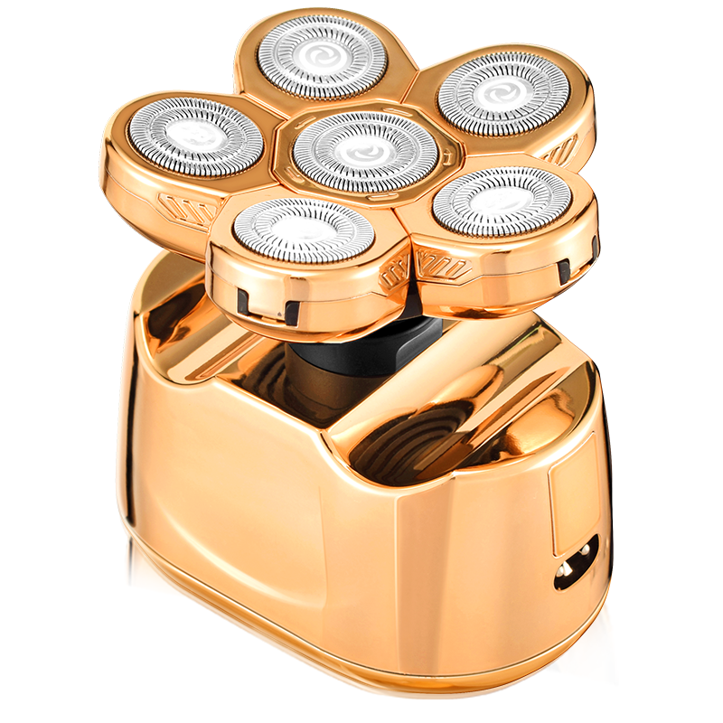 GroomSkull® Precision Pro - Shaving Perfection, 6 Unparalleled Blades.