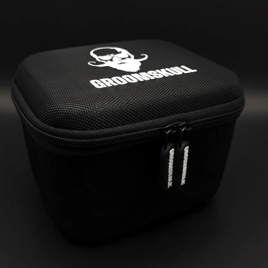 La GroomBox™ : L'Étui de Voyage pour votre rasoir GroomSkull® - GroomSkull®