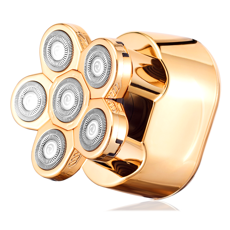 GroomSkull® Precision Pro - Shaving Perfection, 6 Unparalleled Blades.