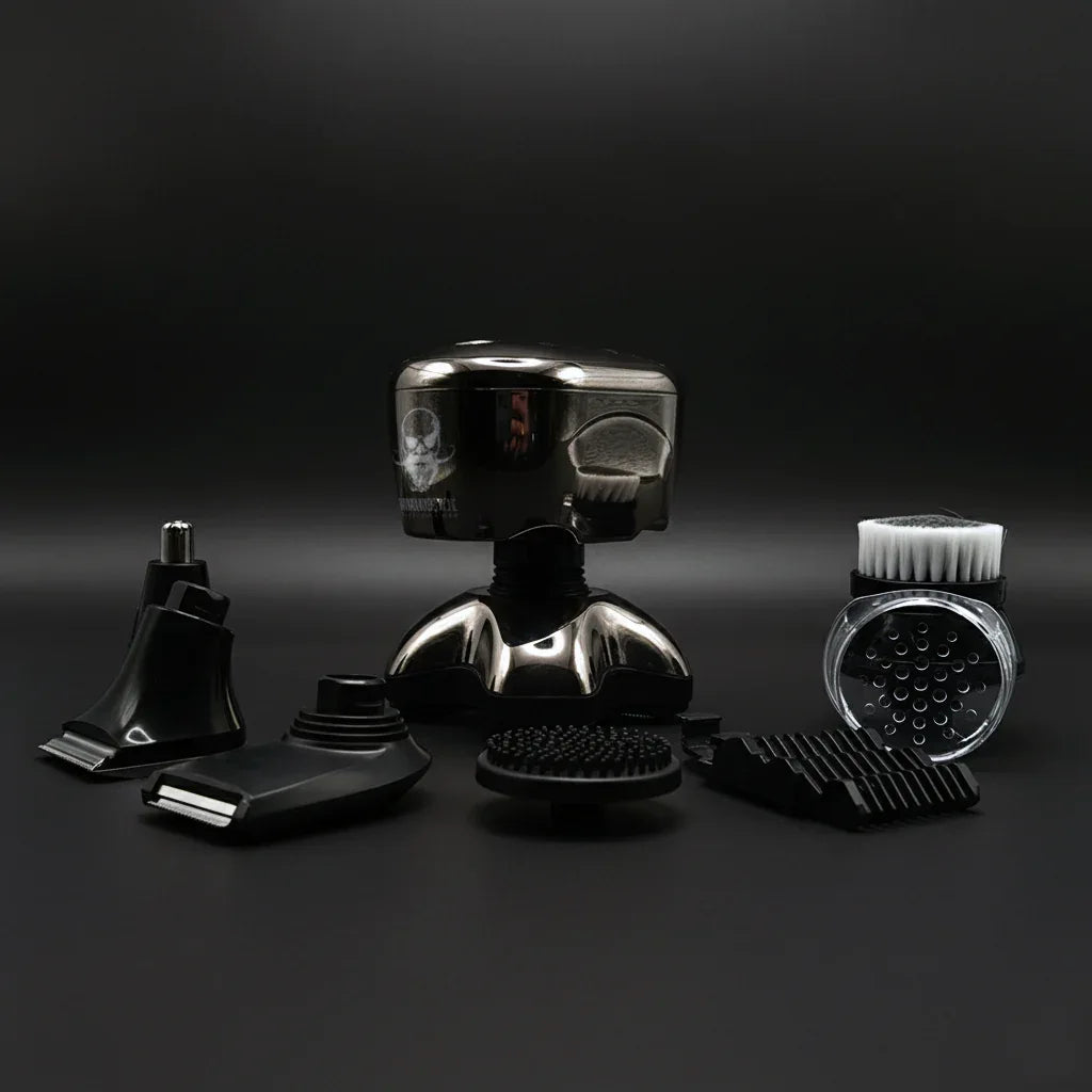 GroomSkull® Precision Pro 2 – Un rasage net. Sans effort. Sans irritation. Sans saleté. - GroomSkull®