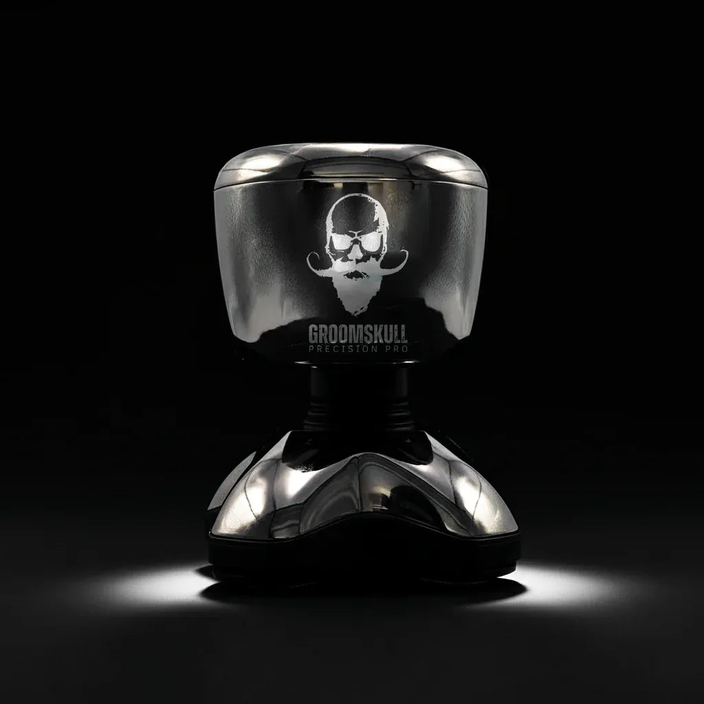 GroomSkull® Precision Pro 2 – Un rasage net. Sans effort. Sans irritation. Sans saleté. - GroomSkull®