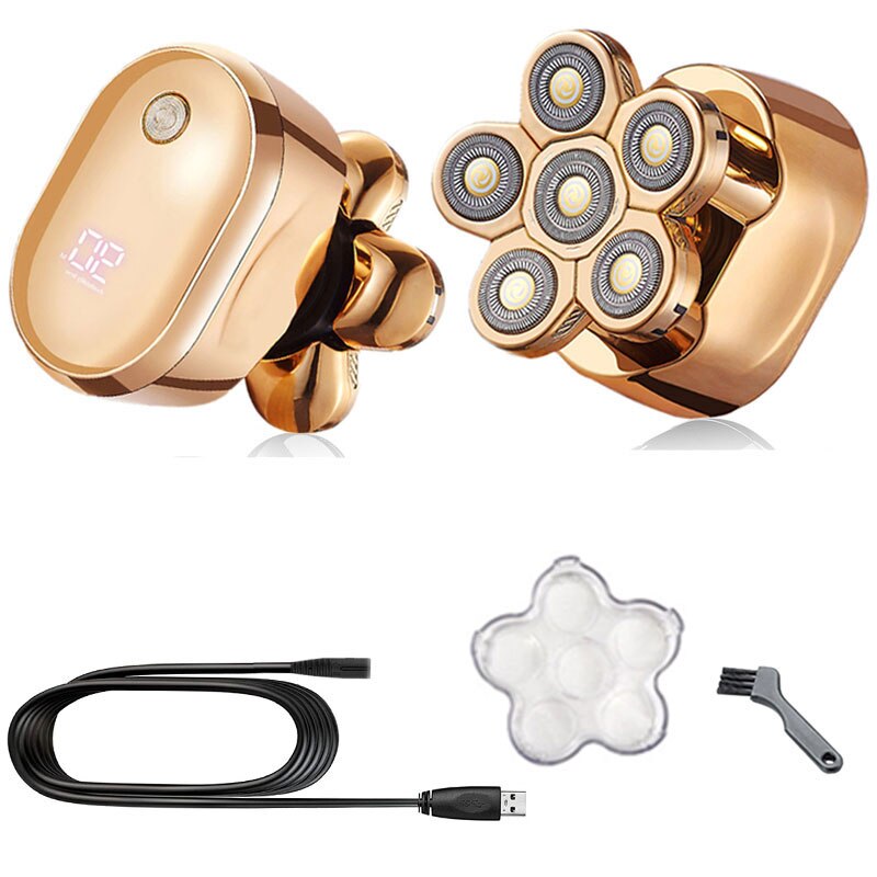 GroomSkull® Precision Pro - Shaving Perfection, 6 Unparalleled Blades.