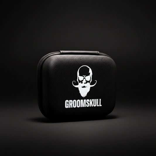 La GroomBox™ : L'Étui de Voyage pour votre rasoir GroomSkull®