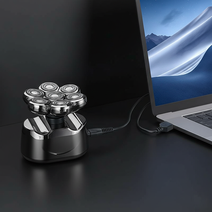 GroomSkull® Precision Pro 2 - Shaving Perfection, Unrivaled SkinFlow™ Blades.