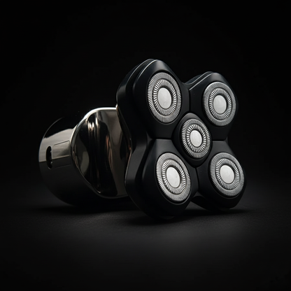 GroomSkull® Precision Pro 2 - Shaving Perfection, Unrivaled SkinFlow™ Blades.