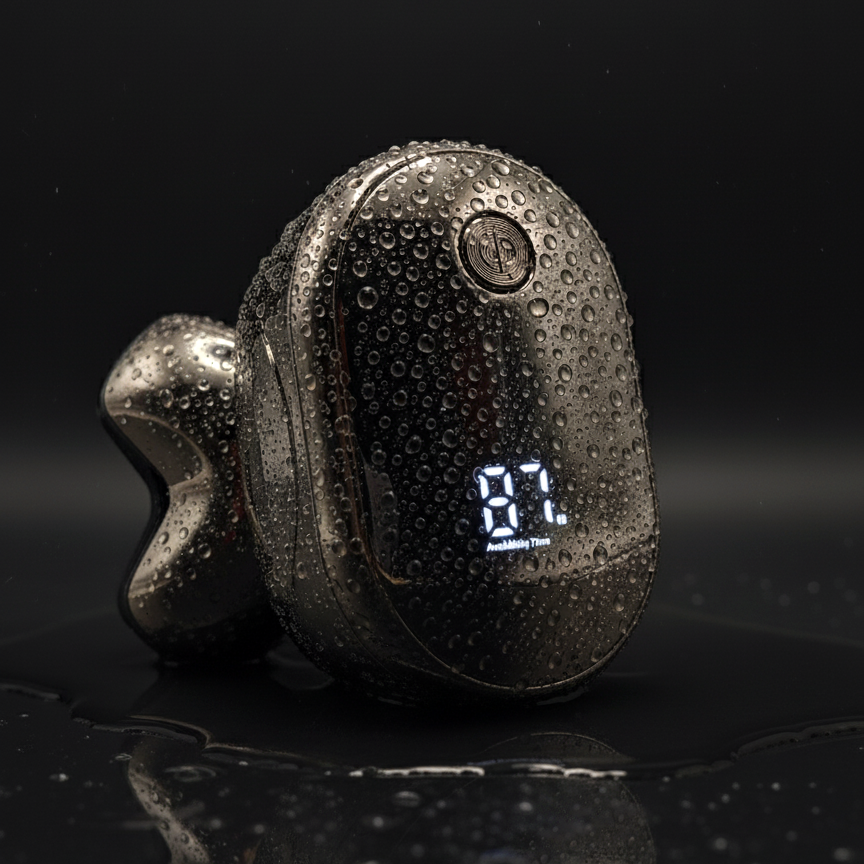 GroomSkull® Precision Pro 2 - Shaving Perfection, Unrivaled SkinFlow™ Blades.