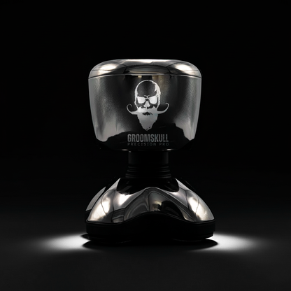 GroomSkull® Precision Pro 2 - Shaving Perfection, Unrivaled SkinFlow™ Blades.