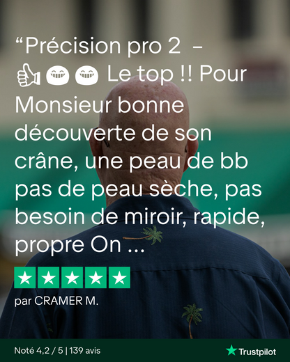 GroomSkull® Precision Pro 2 – The razor designed for demanding men.